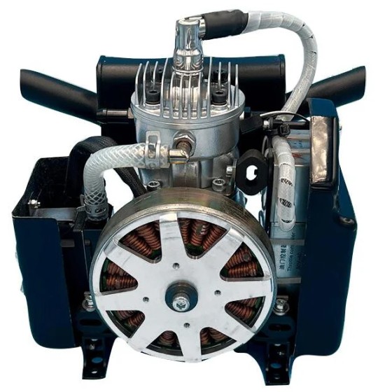 DLE35HD Hybrid motor Einzylinder Zweitakt wasser gekühlter Kolben öl antrieb für elektrischen Hoch leistungs motor UAV-Drohne